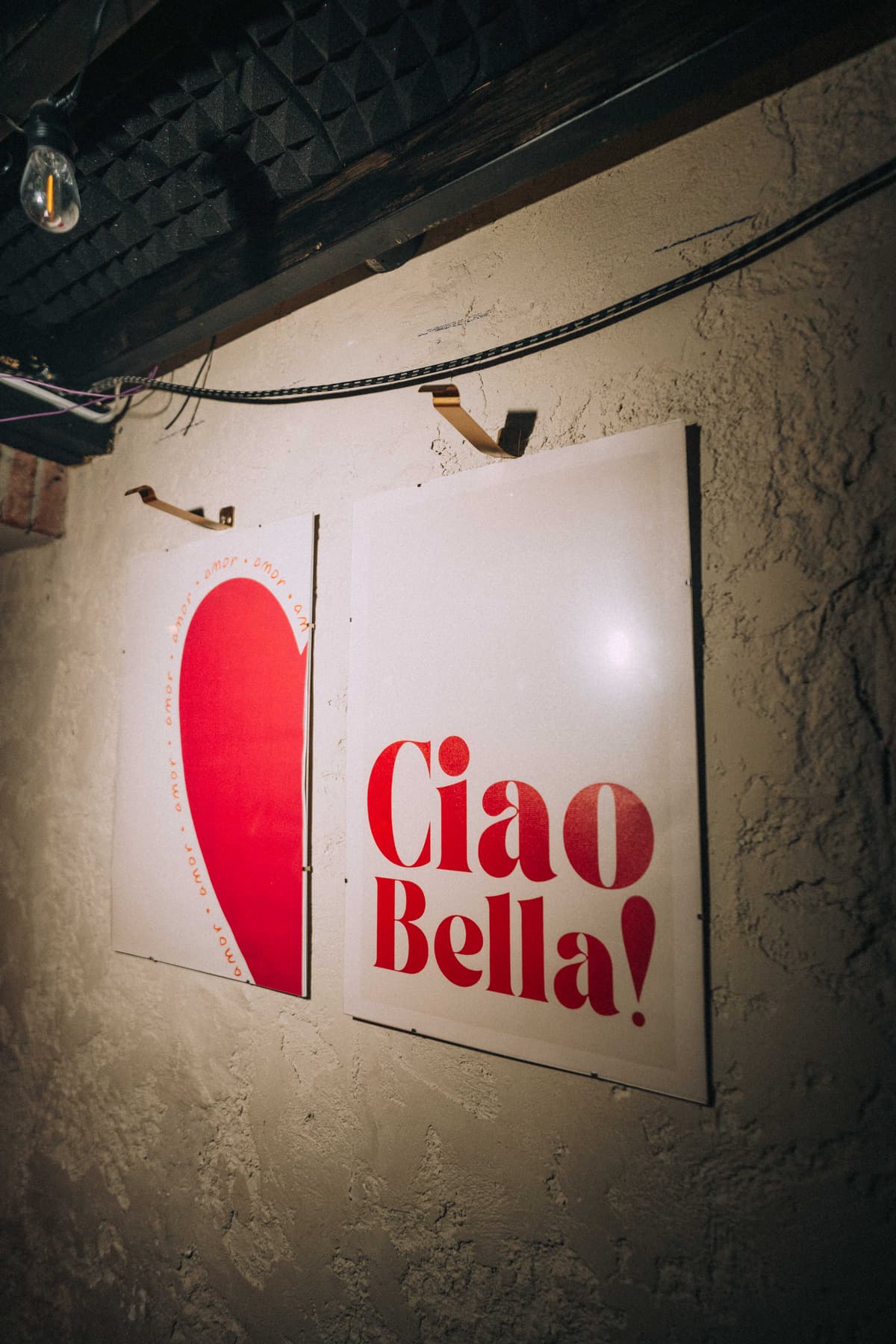 Signalétique Ciao Bella de La Scaletta