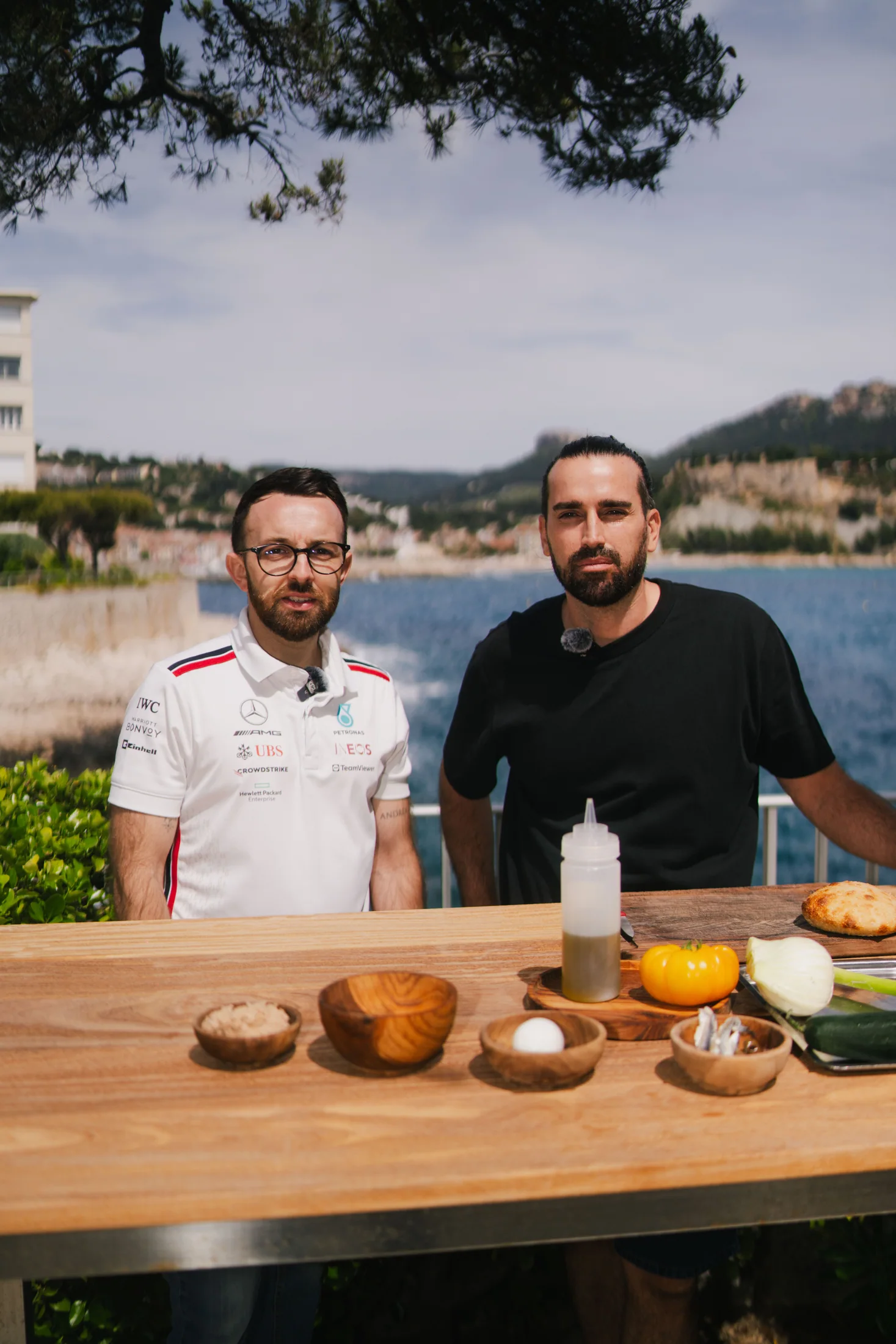 Portrait des deux intervenants de la production