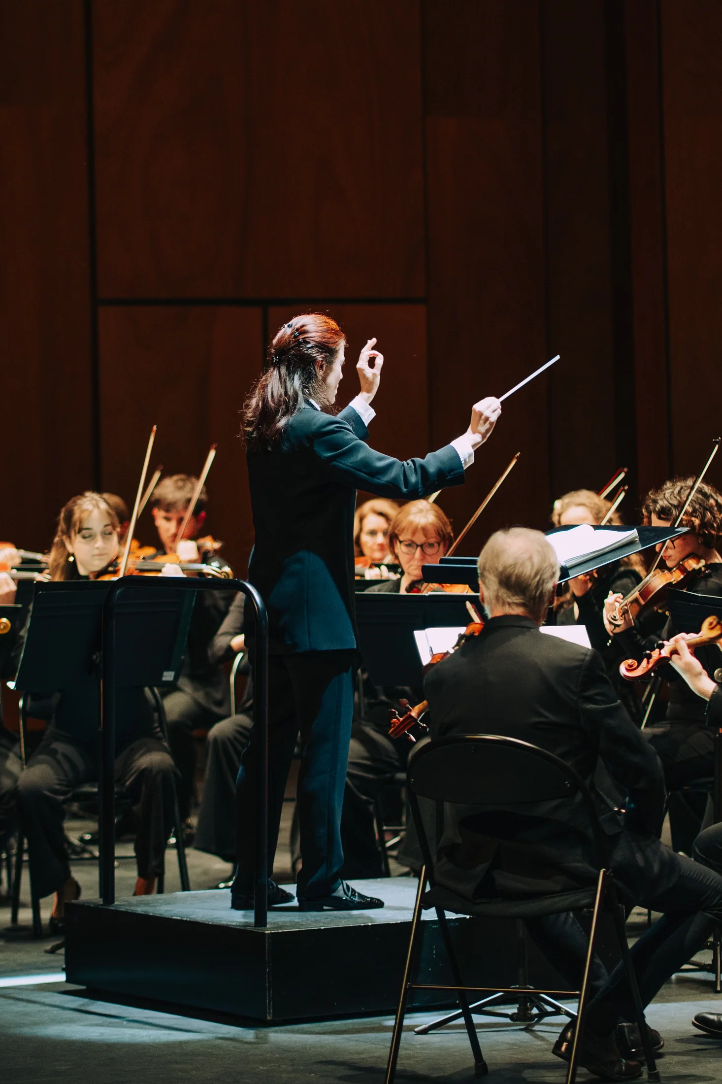 Musicienne au Grand Théâtre de Provence