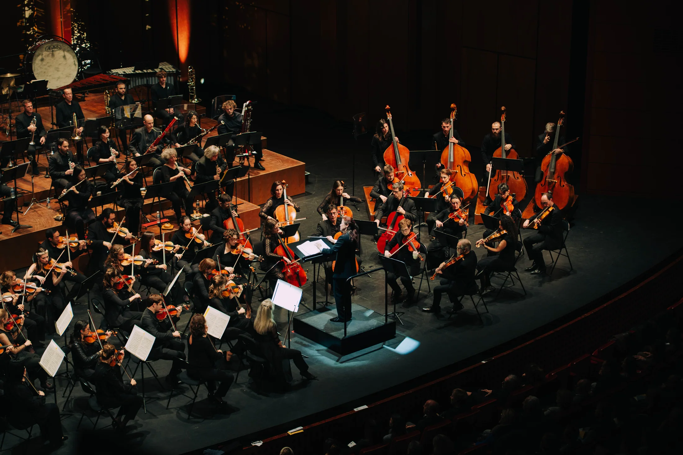 Orchestre en pleine représentation